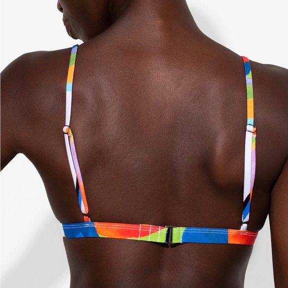 Mara Hoffman Astrid Printed Bikini Top - Picture 4 of 9